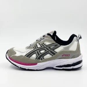 Tênis Asics AS001 - Branco/Cinza/Pink, 39