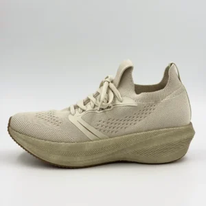 Tênis ACT Gaspea Knit ENERGY - Branco Off/Caramelo, 33