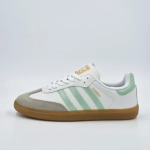 Tênis Adidas Samba - Branco/verde Acqua, 36