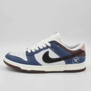 Tênis Nike Dunk Low - Jeans/Marrom, 38