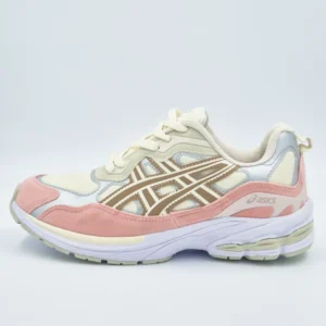 Tênis Asics AS001 - Rosa/Prata/Off, 40