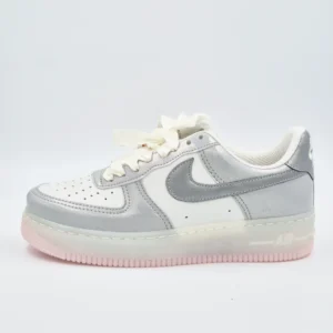 Tênis Nike Air Force - Prata/Bco/Rosa, 35